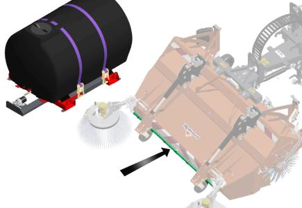Kit cuve à eau 1000 litres à placer dans la benne