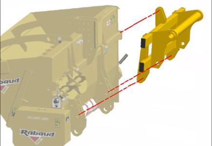 Attache pour chargeuse, chargeur frontal, télescopique