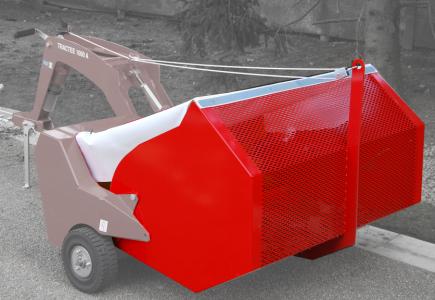 Bac à feuilles (volume réel 380 litres / volume utile 250 litres)