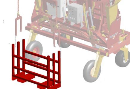 Cassette de stockage arceaux avec fourreaux