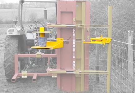 Dérouleur de fils barbelés