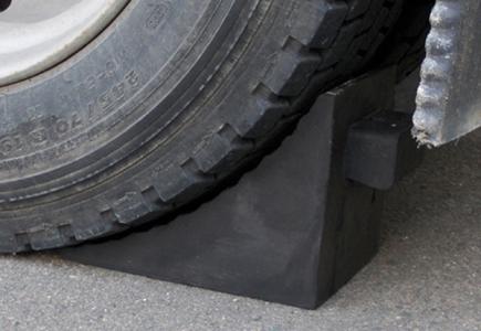 Cales de roues + support (la paire)