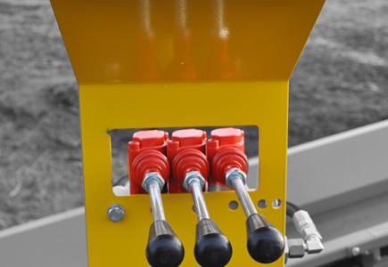 Distributeur hydrauliqueavec support, flexibles hydrauliques