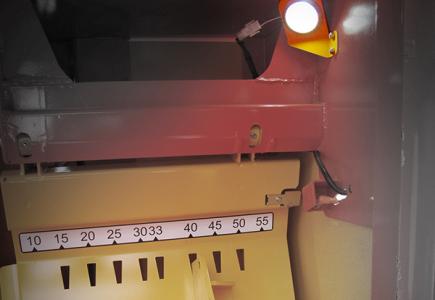 LED light for the saw and splitter unit