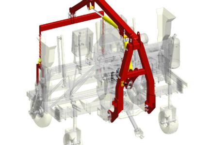 Potence de chargement des arceaux
