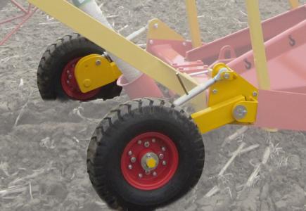 Roues de terrage de forte section (600 x 200 mm) - La paire