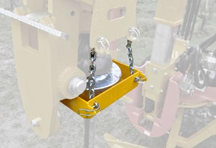 Kit support martyr permanent sous cloche