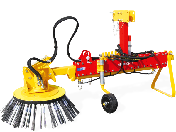Weeding brush on tractor: HERBIONET – T