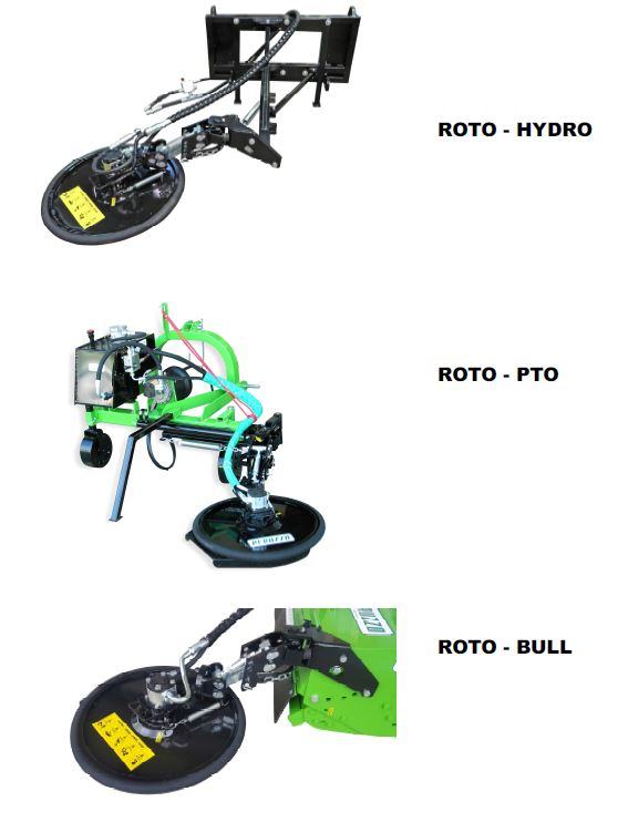 Hydraulic rotary mower mod. – ROTO HYDRO – PTO – BULL