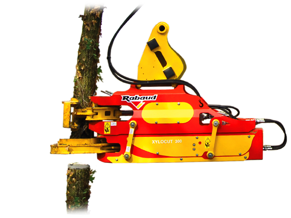 Timber shear grab for telescopic: XYLOCUT 300