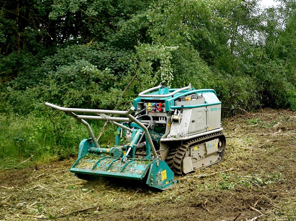 MAX forestry tiller and undergrowth mulcher for Moritz