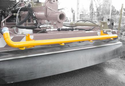 Arrosage gros débit avec rampe 4 jets et raccord type pompier 2