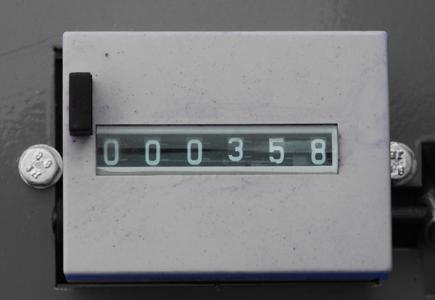 Compteur de pieux mécanique et plombé (6 chiffres)