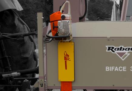 Support tronçonneuse / taille-haie (maxi. 2)